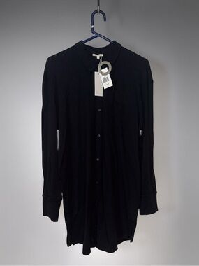 Skin Organic Pima Cotton Sleep Shirt Nightgown Sz 2 (M) Medium NWT!